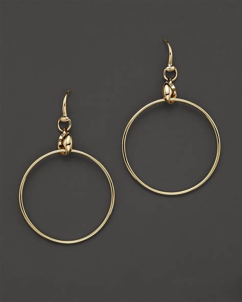 gucci marina chain hoop earrings|gucci interlocking gg earrings.